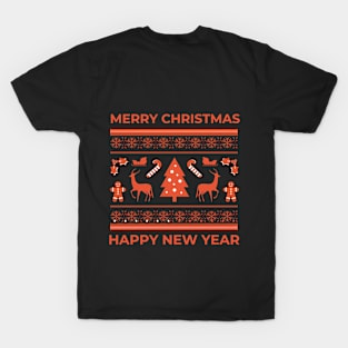 merry christmas and happy new year 2022 T-Shirt